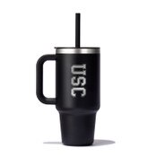 USC Trojans Black Engraved Hydro Flask 32oz All Around Handled Tumbler